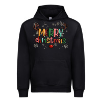 Black merry christmas raindeerr Urban Hoodie - MaliasSmallBusiness