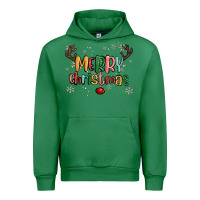 Emerald merry christmas raindeerr Urban Hoodie - MaliasSmallBusiness