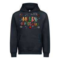 Navy merry christmas raindeerr Urban Hoodie - MaliasSmallBusiness