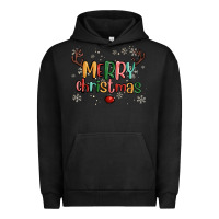 Pigment Black merry christmas raindeerr Urban Hoodie - MaliasSmallBusiness