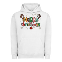 Pigment Lunar Rock merry christmas raindeerr Urban Hoodie - MaliasSmallBusiness
