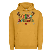 Pigment Peanut Butter merry christmas raindeerr Urban Hoodie - MaliasSmallBusiness
