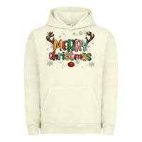 Pigment Pistachio merry christmas raindeerr Urban Hoodie - MaliasSmallBusiness