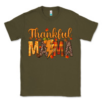 Army Green thankful mama Classic Tee - texasbilliewilder