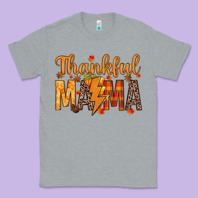 Thankful Mama Classic Tee Designed By Texasbilliewilder