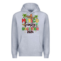 Heather Grey mexico family vacation 2024 Premium Hoodie - MaliasSmallBusiness