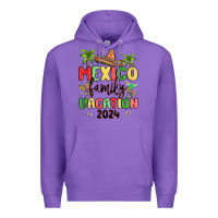 Purple mexico family vacation 2024 Premium Hoodie - MaliasSmallBusiness