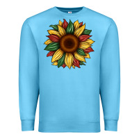 Ocean Blue juneteenth sunflower Premium Sweatshirt - Artiststas