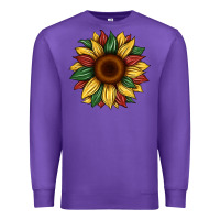 Purple juneteenth sunflower Premium Sweatshirt - Artiststas