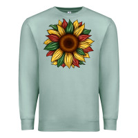 Seafoam juneteenth sunflower Premium Sweatshirt - Artiststas