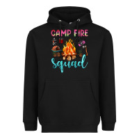 Black camp fire squad Heavyweight Hoodie - JahusDesignShop
