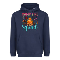 Navy camp fire squad Heavyweight Hoodie - JahusDesignShop