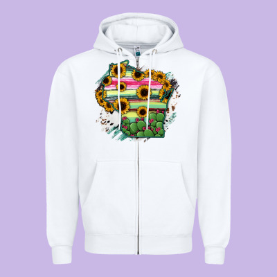Wisconsin State Map Zipper Hoodie Designed By Ranaportraitstore