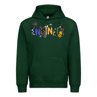 Forest Green engineer Urban Hoodie - NancyCooperArtShop