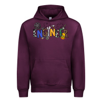 Mauve Wine engineer Urban Hoodie - NancyCooperArtShop