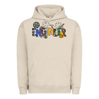 Pigment French Oak engineer Urban Hoodie - NancyCooperArtShop