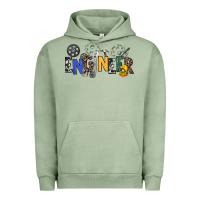 Pigment Oil Green engineer Urban Hoodie - NancyCooperArtShop
