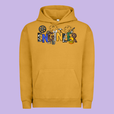 Engineer Urban Hoodie Designed By Nancycooperartshop