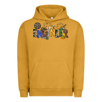 Pigment Peanut Butter engineer Urban Hoodie - NancyCooperArtShop