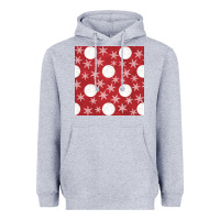 Heather Grey christmas snow flakes seamless pattern Heavyweight Hoodie - BundleAndBundleShop