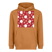 Meerkat christmas snow flakes seamless pattern Heavyweight Hoodie - BundleAndBundleShop