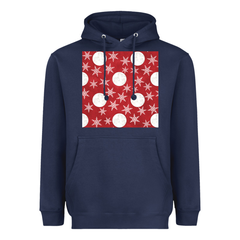 Christmas Snow Flakes Seamless Pattern Heavyweight Hoodie by BundleAndBundleShop | Teevron