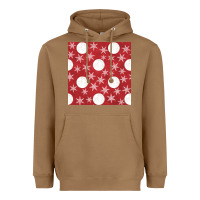 Toasted Coconut christmas snow flakes seamless pattern Heavyweight Hoodie - BundleAndBundleShop