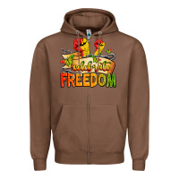 Chestnut We are black history juneteenth Zipper Hoodie - Zillion Design Studio