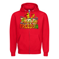 Red We are black history juneteenth Zipper Hoodie - Zillion Design Studio