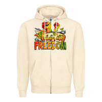Sandshell We are black history juneteenth Zipper Hoodie - Zillion Design Studio
