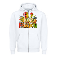 White We are black history juneteenth Zipper Hoodie - Zillion Design Studio