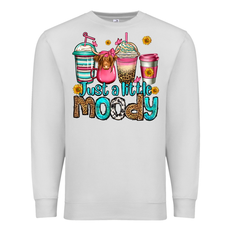 Just A Little Moody Coffee Cups Premium Sweatshirt by Jasminsmagicworld | Teevron