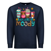 Navy just a little moody coffee cups Premium Sweatshirt - Jasminsmagicworld