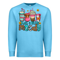 Ocean Blue just a little moody coffee cups Premium Sweatshirt - Jasminsmagicworld