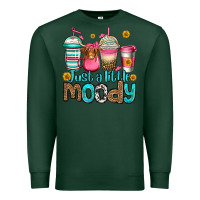 Sports Green just a little moody coffee cups Premium Sweatshirt - Jasminsmagicworld