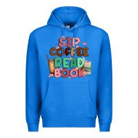 True Royal sip coffee read book Premium Hoodie - MaliasSmallBusiness