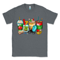 Charcoal Heather teacher coffee cups Classic Tee - Zillion Design Studio