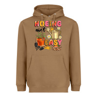Toasted Coconut hoeing ain't easy Heavyweight Hoodie - Artiststas