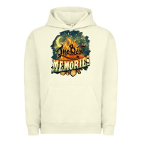 Pigment Pistachio camping the best memories Urban Hoodie - NancyCooperArtShop