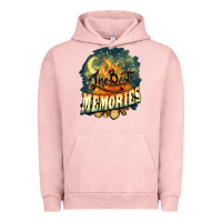 Pigment Salmon camping the best memories Urban Hoodie - NancyCooperArtShop