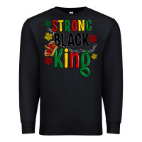 Black strong black king Premium Sweatshirt - Artiststas