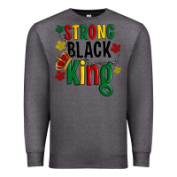 Charcoal Heather strong black king Premium Sweatshirt - Artiststas