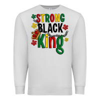 Dove Grey strong black king Premium Sweatshirt - Artiststas