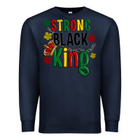 Navy strong black king Premium Sweatshirt - Artiststas