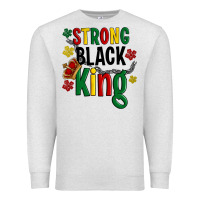 Oatmeal Heather strong black king Premium Sweatshirt - Artiststas