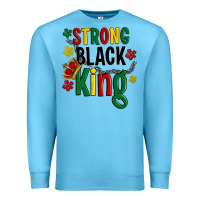 Ocean Blue strong black king Premium Sweatshirt - Artiststas