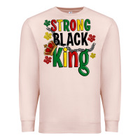 Pale Pink strong black king Premium Sweatshirt - Artiststas