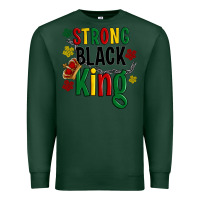 Sports Green strong black king Premium Sweatshirt - Artiststas