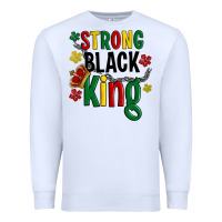 White strong black king Premium Sweatshirt - Artiststas
