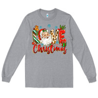 Heather Grey love christmas Long Sleeve Tee - Zillion Design Studio